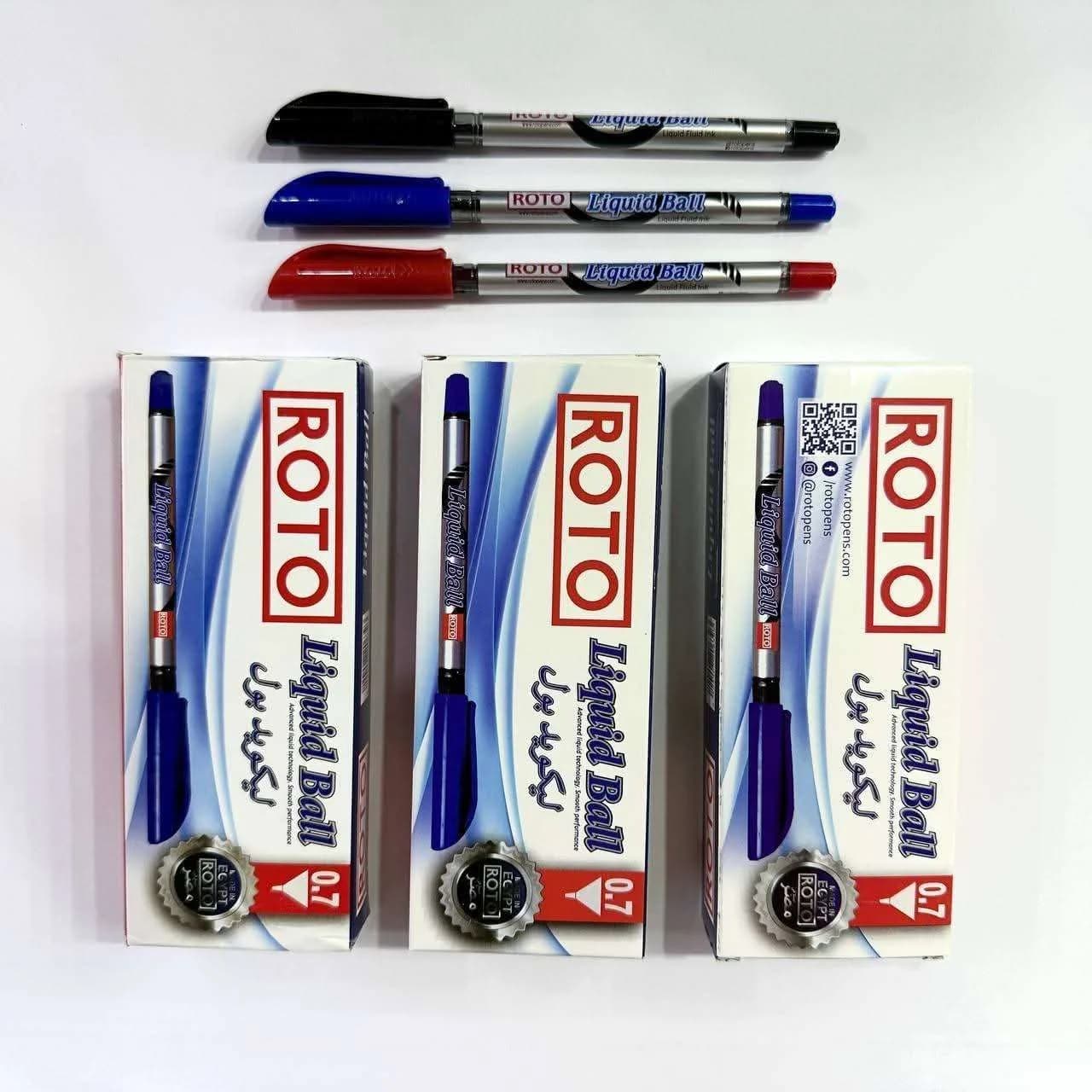 Roto Liquid Pen (Black, Red, Blue)